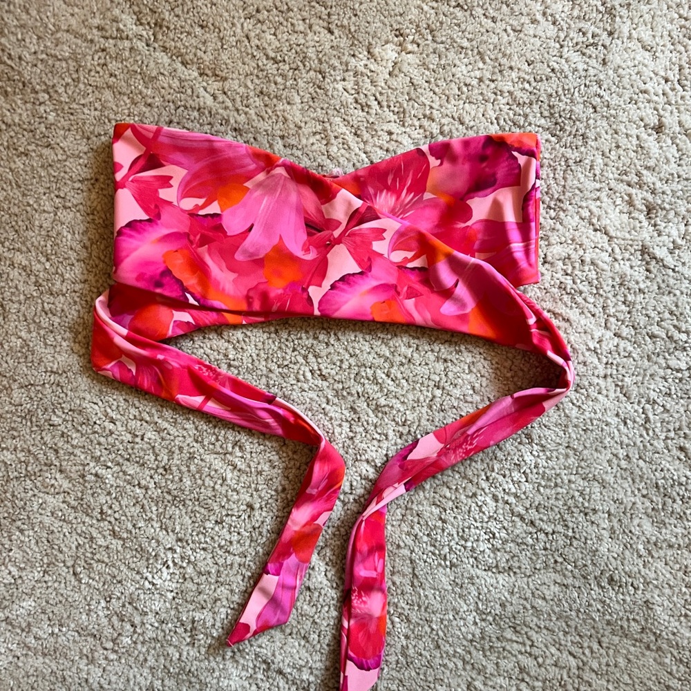 White Fox Swim Bandeau Top